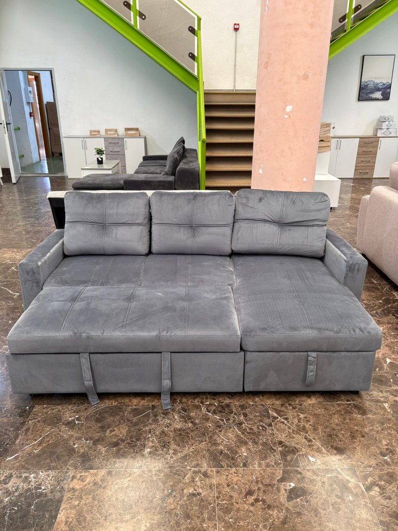 Sofá 3 plazas con chaiselongue y arcón — imagen 2