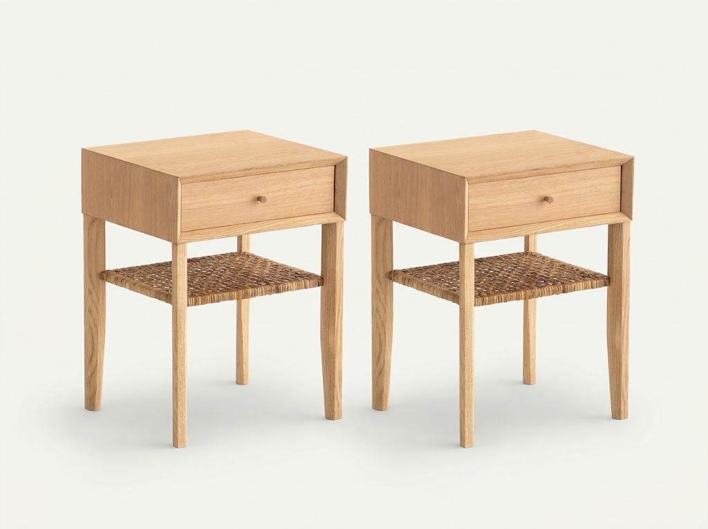 Set de 2 mesillas de noche La Redoute. Nuevo