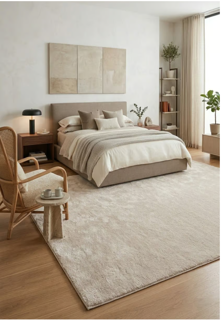 Alfombra blanca sky ivory