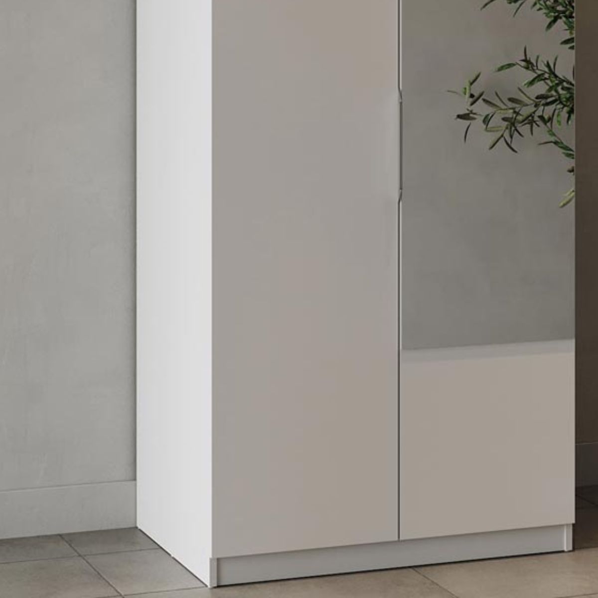 Armario PHANTOM de 2 puertas batientes con espejo — imagen 3