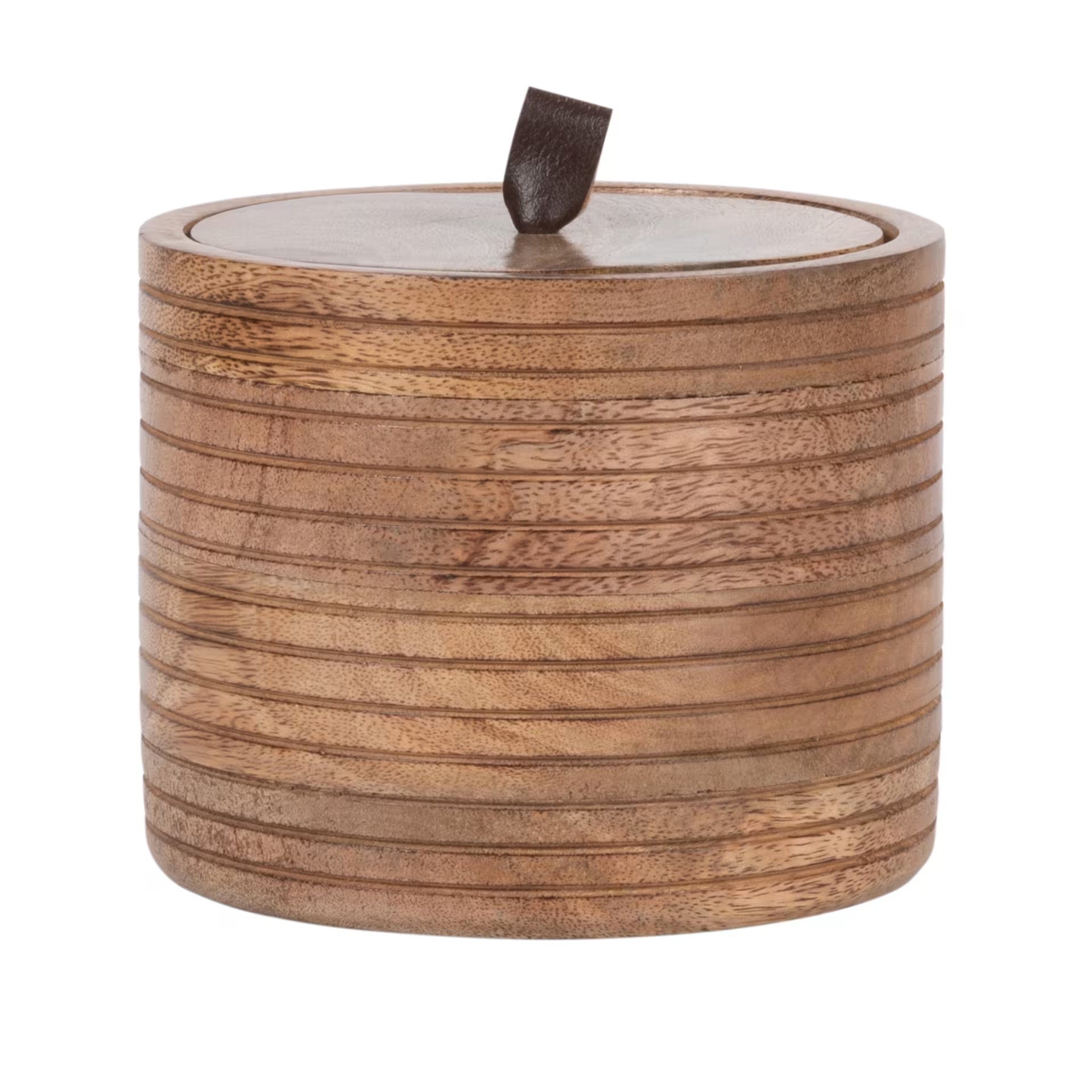 Caja madera redonda