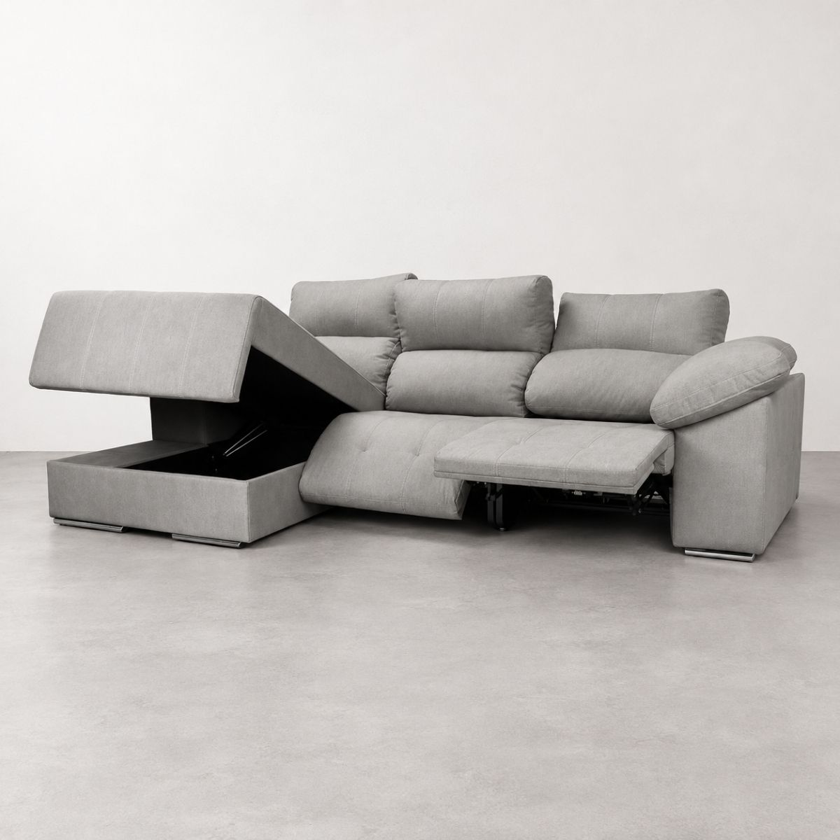 Chaiselongue BOLTO con relax eléctrico y arcón — imagen 2