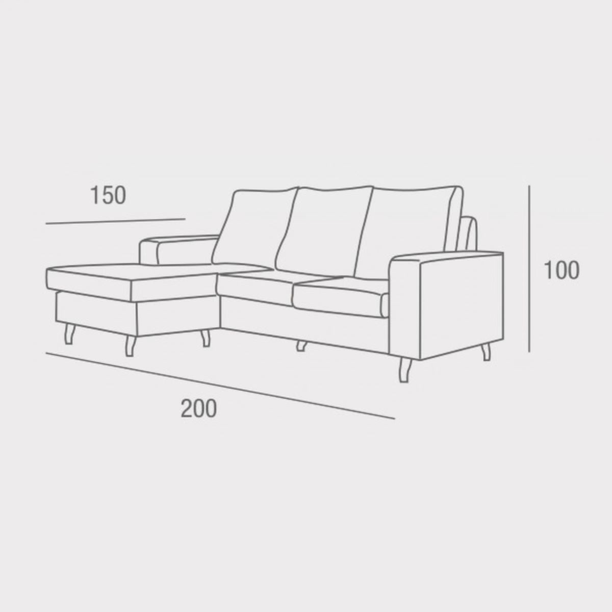 Chaiselongue IBIZA reversible — imagen 4