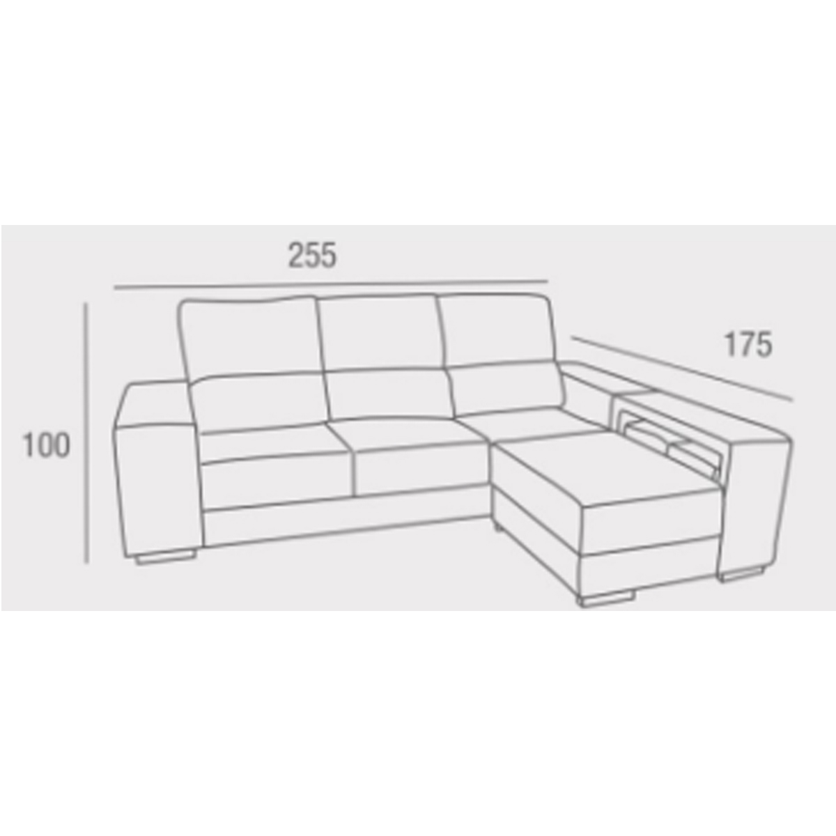 Chaiselongue MALLORCA — imagen 4