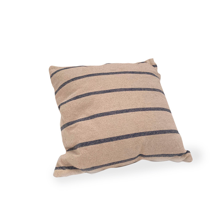 Cojín Beige con rayas 50x50