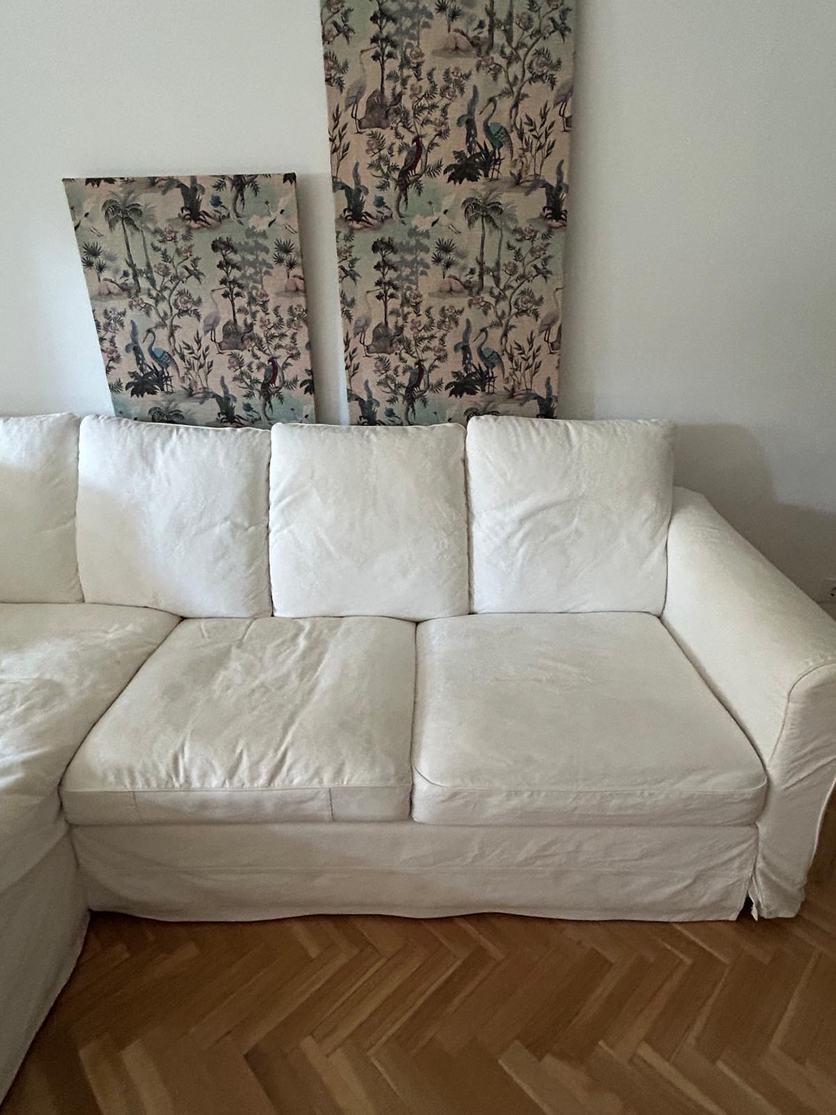 Sofa IKEA Gronlid con chaise longue - blanco - desenfundable