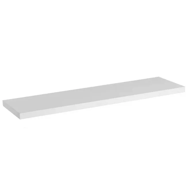 Estante lacado blanco. 118x25x3,5