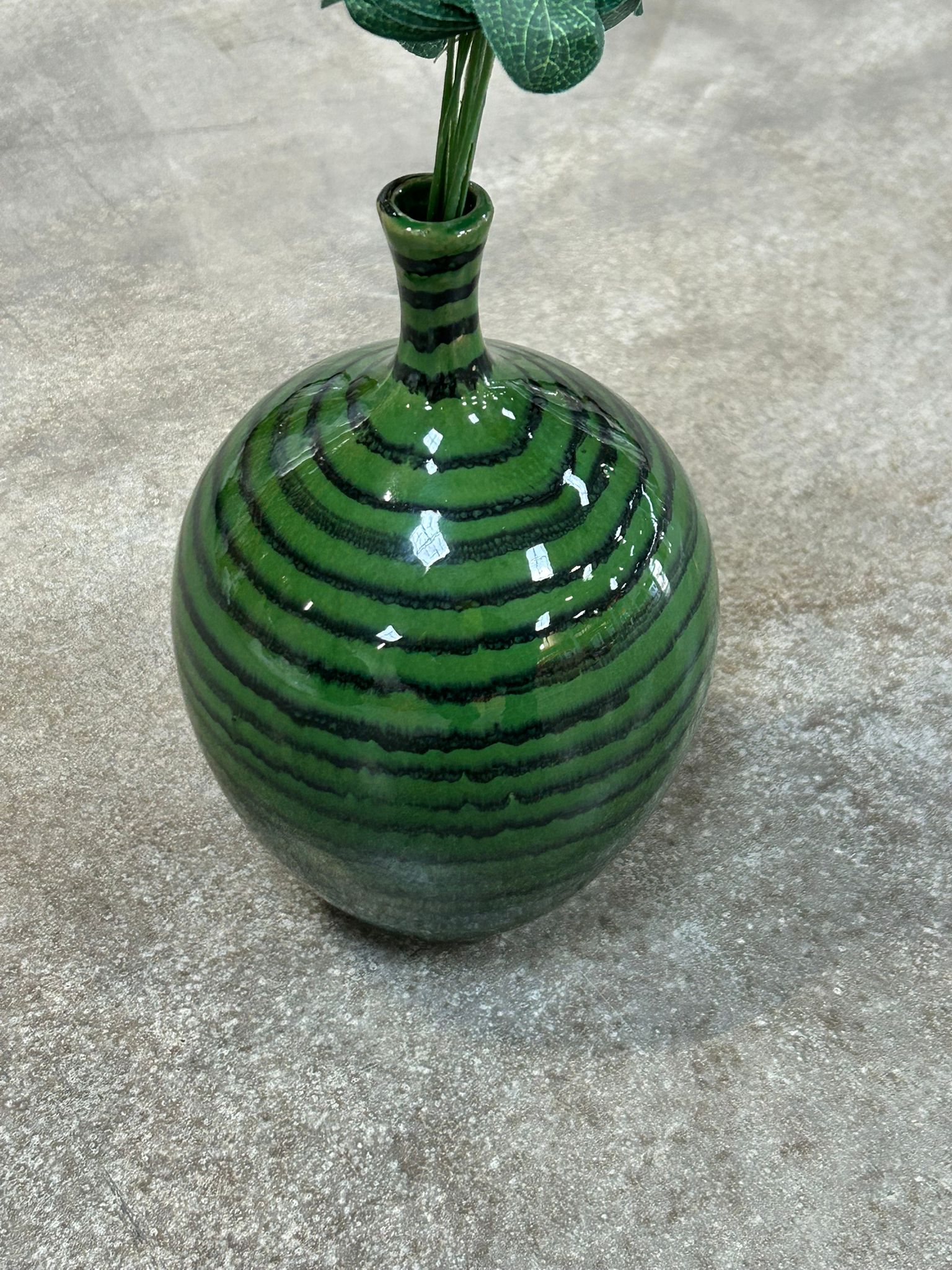 Jarrón verde