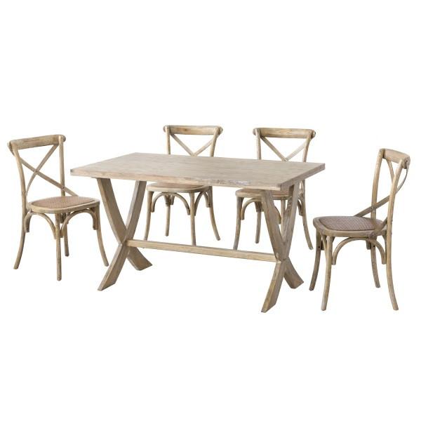 Mesa de comedor madera SUSAN — imagen 4