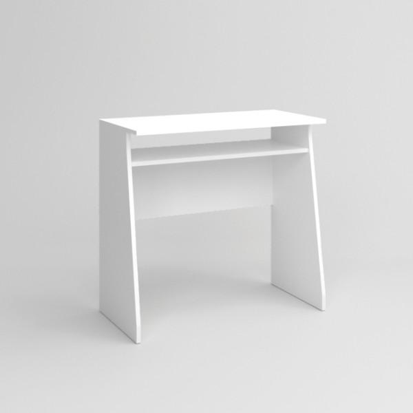 Mesa escritorio blanco con estante cajonera TINY — imagen 2