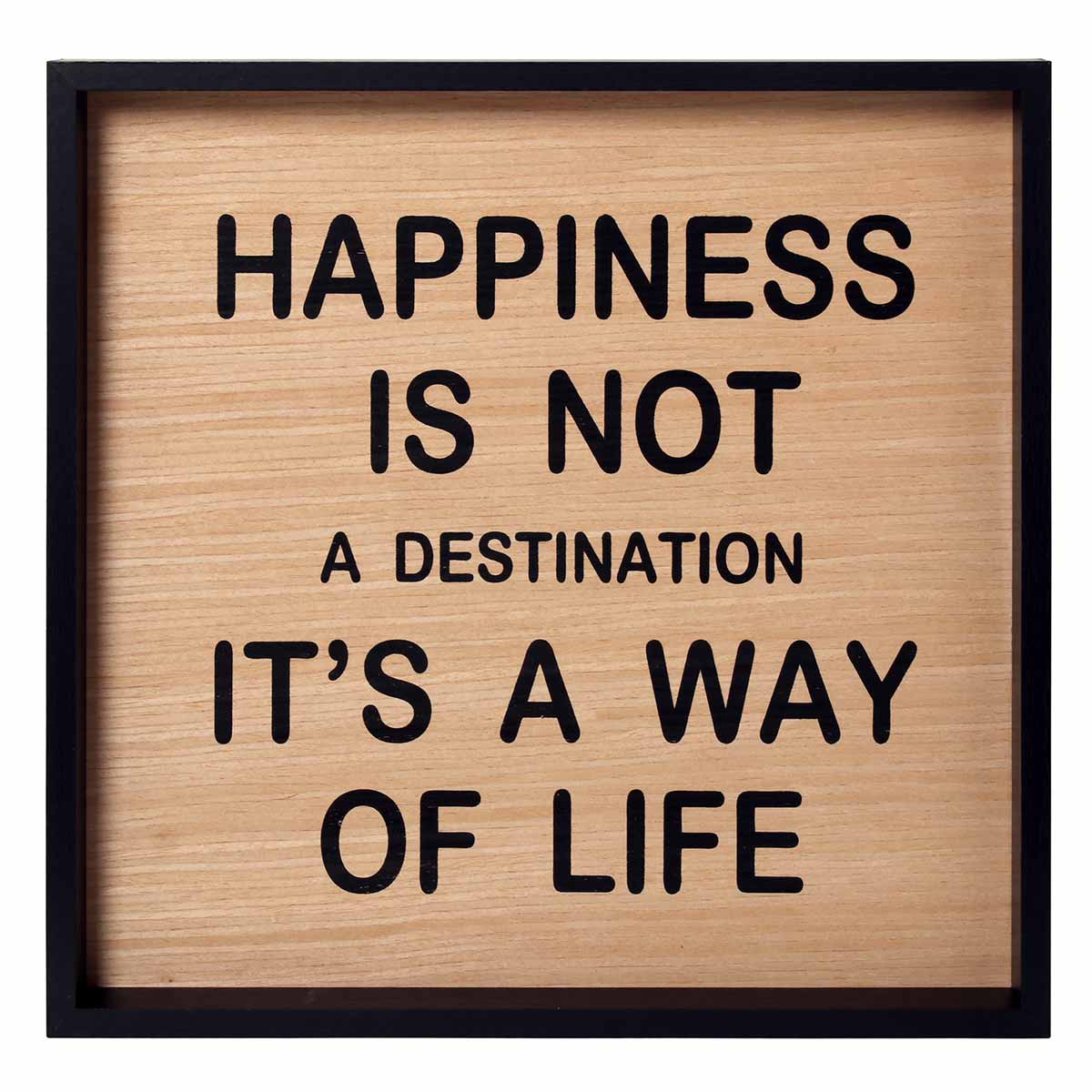 Set 2 cuadros Happiness Is Not