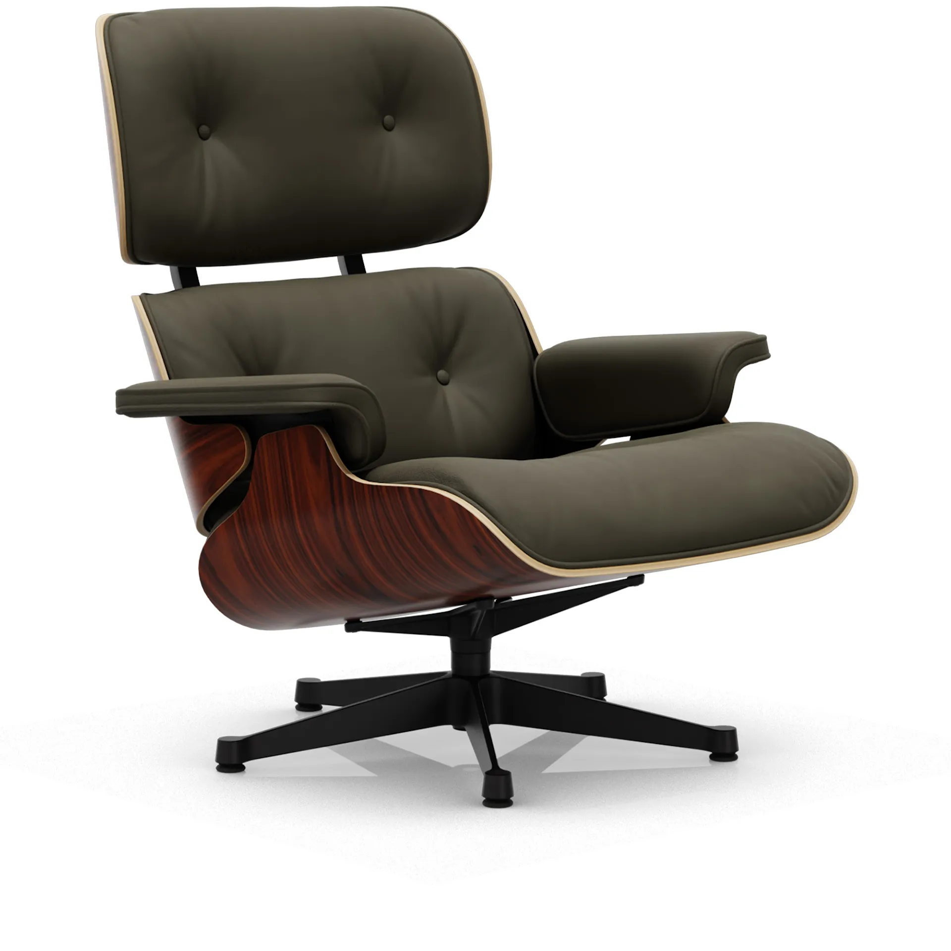Sillón Eames de Vitra kaki