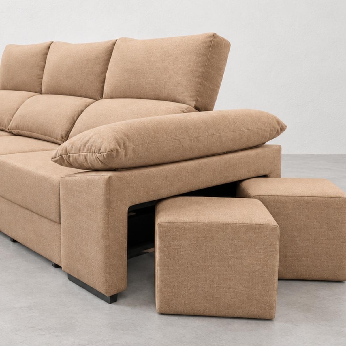 Sofá chaise longue ALBORAN con arcón — imagen 4