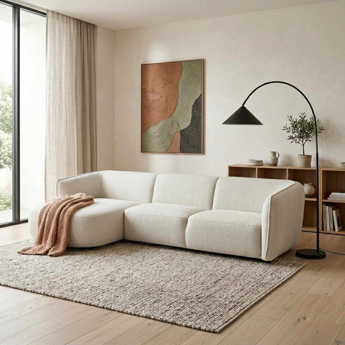 Sofá chaise longue LOURES