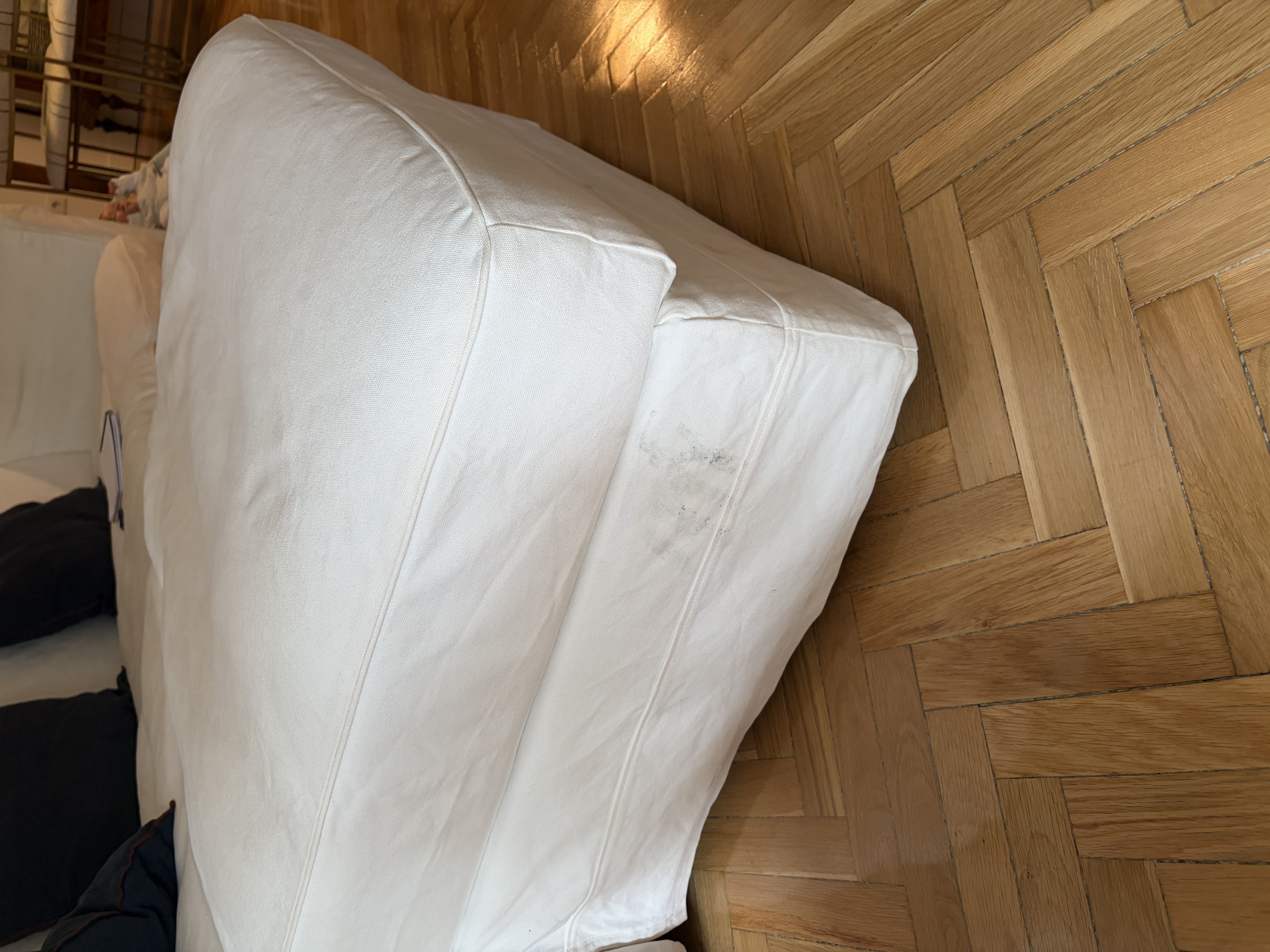 Mancha (imperfección de Sofa IKEA Gronlid con chaise longue - blanco - desenfundable)